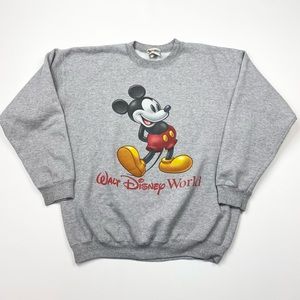 Men’s Vintage Walt Disney World Crewneck Sweatshirt Size Large